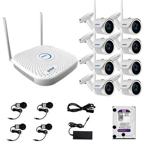  Altel KIT NVR 8 CANALES HD 720P WIFI