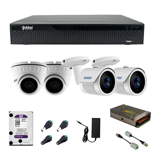  Altel KIT XVR 4 CANALES FULL HD 1080P
